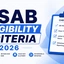 CSAB Eligibility Criteria 2026, Special Round & Counselling