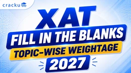 XAT Fill in the Blanks Topic-Wise Weightage 2027, PYQ Analysis
