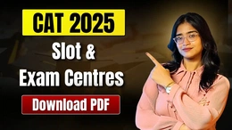 CAT 2025 Slot & Exam Centres Out, Steps To Check, PDF Link
