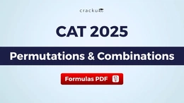 CAT Permutation and Combination Formulas PDF, Check Now