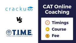 Cracku vs TIME: CAT Online Coaching Fees, Courses, Timings