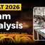 IPMAT Exam Analysis 2026, Difficulty Level, Good Attempts