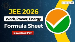 Work Power Energy Formulas For JEE 2026, Download PDF
