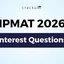 IPMAT Interest Questions 2026 with Solutions, Download PDF