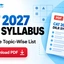 CAT 2027 DILR Syllabus: Important Topics, Pattern & Weightage