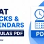 CMAT Clocks & Calendars Formulas PDF, Download Free