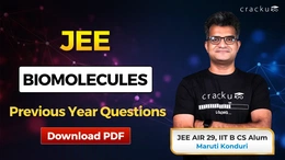 JEE Biomolecules PYQs With Video Solutions, Download PDF
