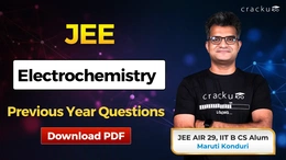 JEE Electrochemistry PYQs with Solutions PDF, Download Now