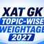 XAT GK Topic-Wise Weightage 2027, Previous Year Analysis