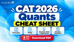CAT Quant Cheat Sheet 2026: Important PYQs, Formulas PDF