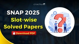 SNAP 2025 Solved Paper PDF, Attempt Section-wise Tests