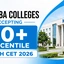 Top MBA Colleges Accepting 90+ Percentile in MAH CET 2026