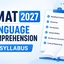CMAT Language Comprehension Syllabus 2027, Check Now
