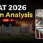 XAT Exam Analysis 2026 Live, Difficulty Level, Good Attempts