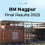IIM Nagpur Results 2025 OUT, Merit List, Waitlist Movement