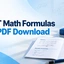 GMAT Math Formulas: Download Free PDF for Quant Preparation