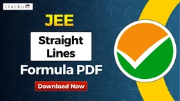 Straight Lines Formulas for JEE, Check & Download PDF