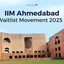 IIM Ahmedabad Waitlist Movement 2025, Previous Year Analysis