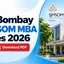 IIT Bombay SJMSOM MBA Fees 2026: Total Fees & Scholarships