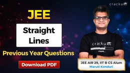 JEE Straight Lines PYQs with Video Solutions, Download PDF