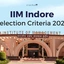 IIM Indore Selection Criteria 2025, Cut off, Shortlisting Process