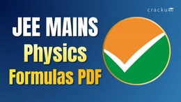 JEE Mains Physics Formulas 2026, Download Topic-wise PDF