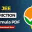 Friction Formulas for JEE 2027, Check & Download PDF