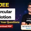 JEE Circular Motion PYQs with Video Solutions PDF