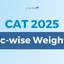 CAT Topic-Wise Weightage 2025, High-Scoring Important Topics