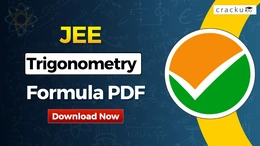Trigonometry Formulas For JEE 2027, Download Complete PDF