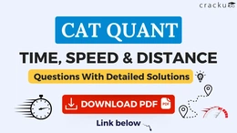 Top CAT Quant Time, Speed and Distance Questions PDF