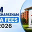 IIM Visakhapatnam MBA Fees 2026, Fee Structure, Scholarship