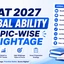 XAT Verbal Ability Topic-Wise Weightage 2027, PYQ Analysis