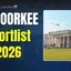 IIT Roorkee MBA Shortlist 2026 Out, Cutoff, GD-PI Dates