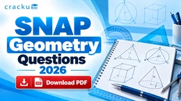 SNAP Geometry Questions PDF 2026 with Video Solutions