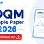 IOQM Sample Paper 2026 PDF with Solutions, Download Now
