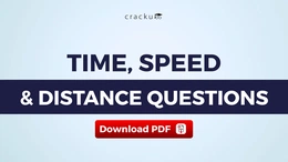 Time, Speed & Distance Questions for CAT 2025 with Solutions