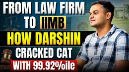 From Law Firm to IIM B: How Darshin Cracked CAT with 99.92%ile