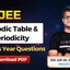 JEE Periodic Table & Periodicity PYQs With Video Solutions PDF