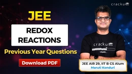 JEE Redox Reactions PYQs With Video Solutions, Download PDF
