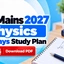 JEE Mains 2027 Physics 100-Days Study Plan, Download PDF