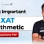 Most Important XAT Arithmetic Questions With Solutions PDF