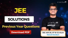 JEE Solutions PYQs With Video Solutions, Download PDF