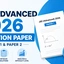 JEE Advanced 2026 Question Paper 1 & 2,  Download PDF