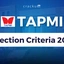 TAPMI Selection Criteria 2025, Dates, Selection Process, Cut off