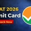 CMAT Admit Card 2026 Soon, Release Date & Download Link