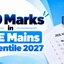 150 Marks in JEE Mains Percentile 2027: Rank and Colleges