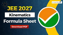 Kinematics Formulas For JEE 2027, Check & Download PDF
