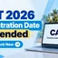 CAT 2026 Registration Date Extended, Official Updated PDF