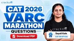 CAT VARC Marathon Questions 2026 PDF & Solutions